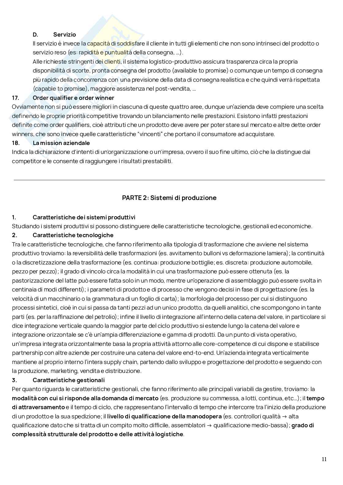 Sistemi di produzione Pag. 11