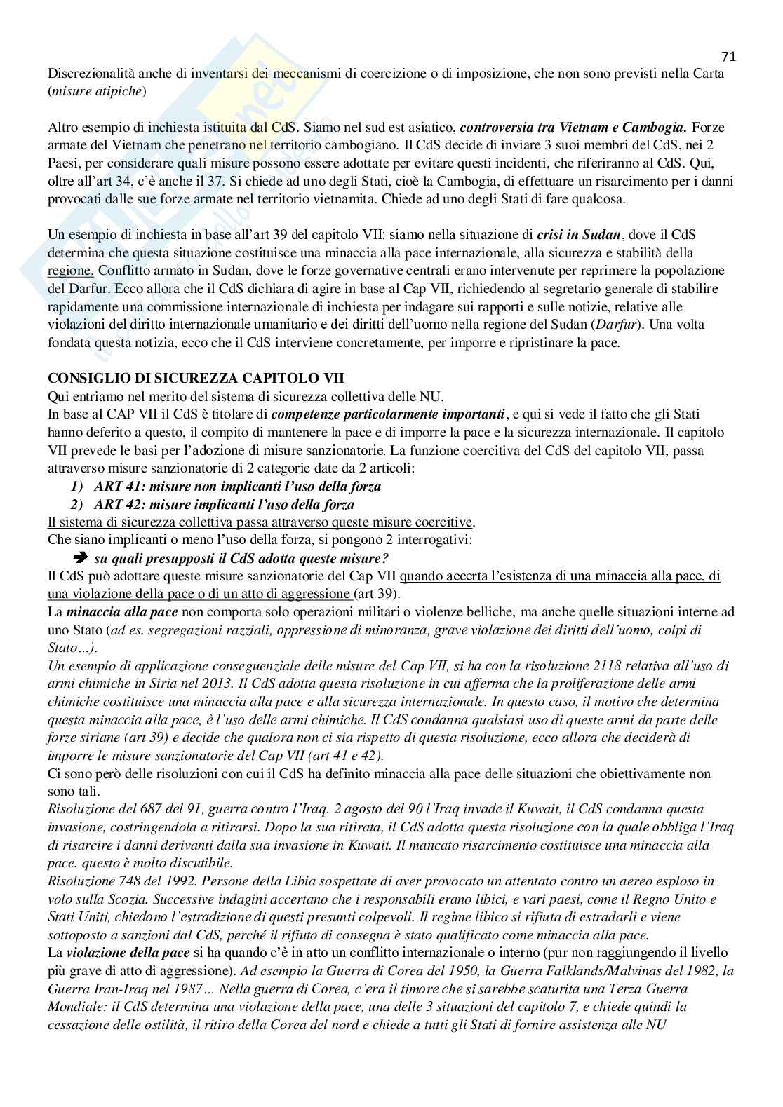 Appunti Diritto internazionale  Pag. 71
