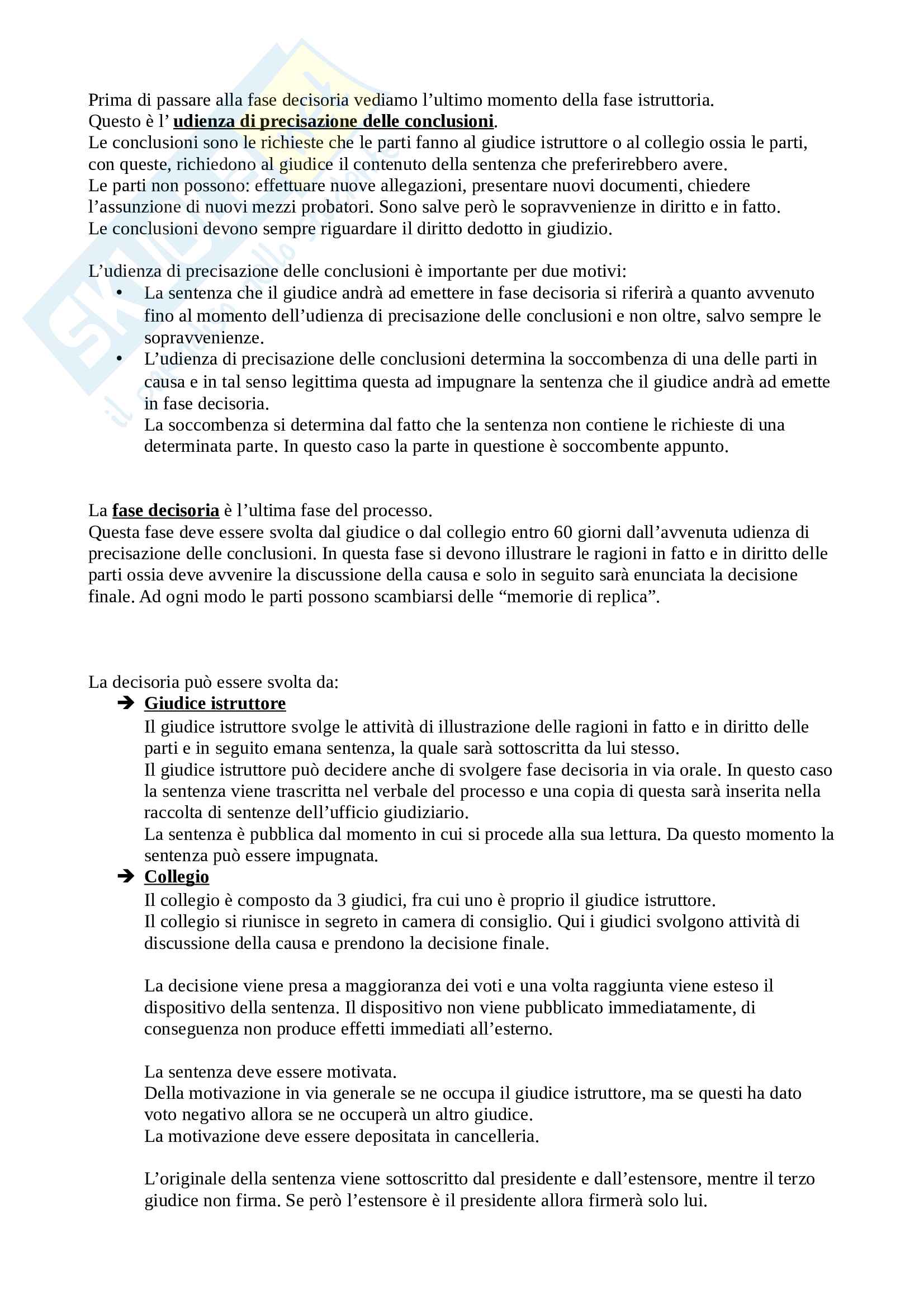 Riassunto esame Diritto processuale civile, prof. Vaccarella, libro consigliato Diritto processuale civile di Francesco Luiso Pag. 26