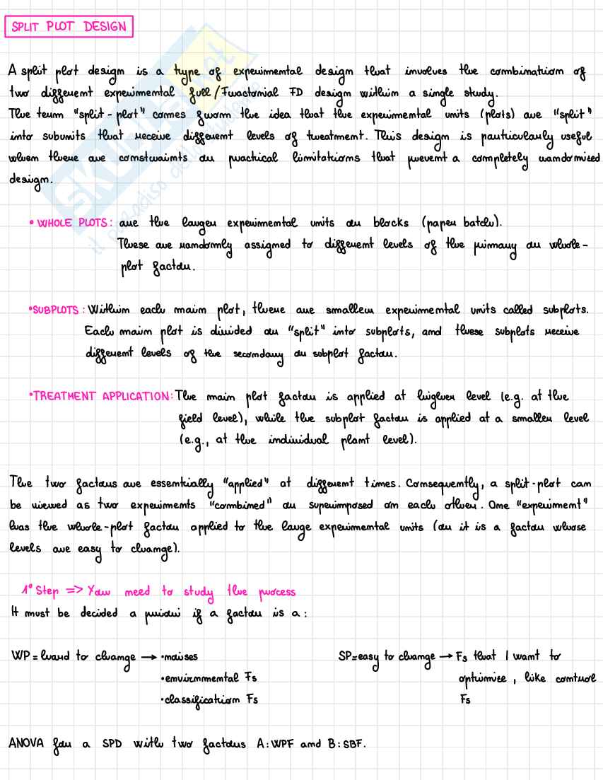 Appunti Statistica per la sperimentazione e le previsioni in ambito tecnologico (Parte 3) Pag. 21