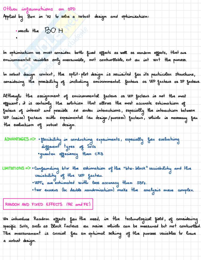 Appunti Statistica per la sperimentazione e le previsioni in ambito tecnologico (Parte 3) Pag. 26