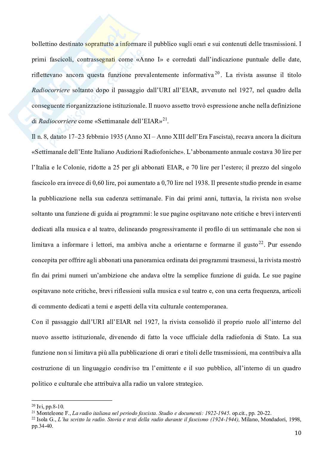 Musica e cinema nel Radiocorriere durante il Ventennio fascista Pag. 11