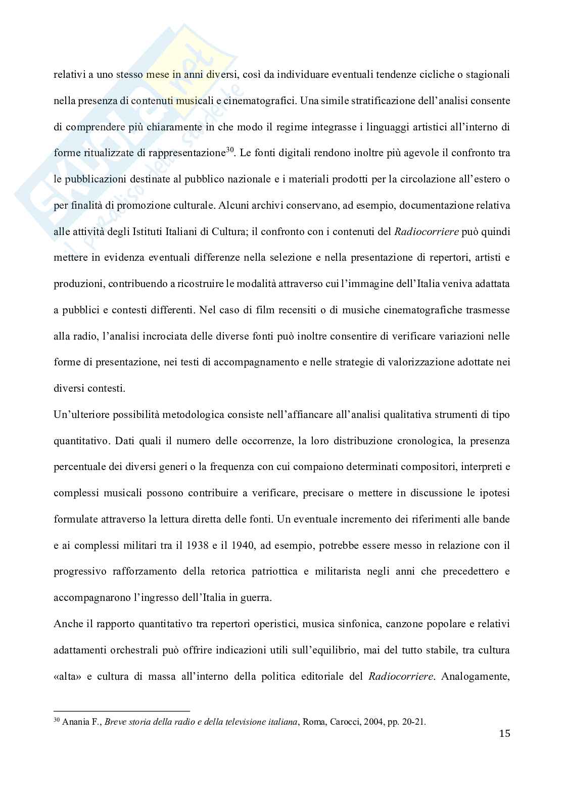Musica e cinema nel Radiocorriere durante il Ventennio fascista Pag. 16