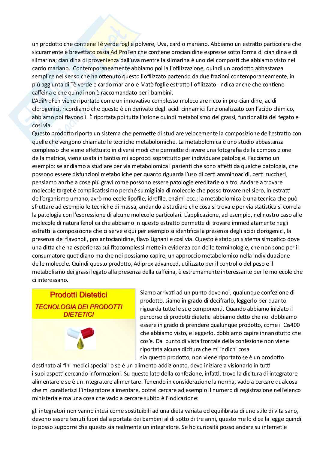 Prodotti dietetici - parte 7  Pag. 6