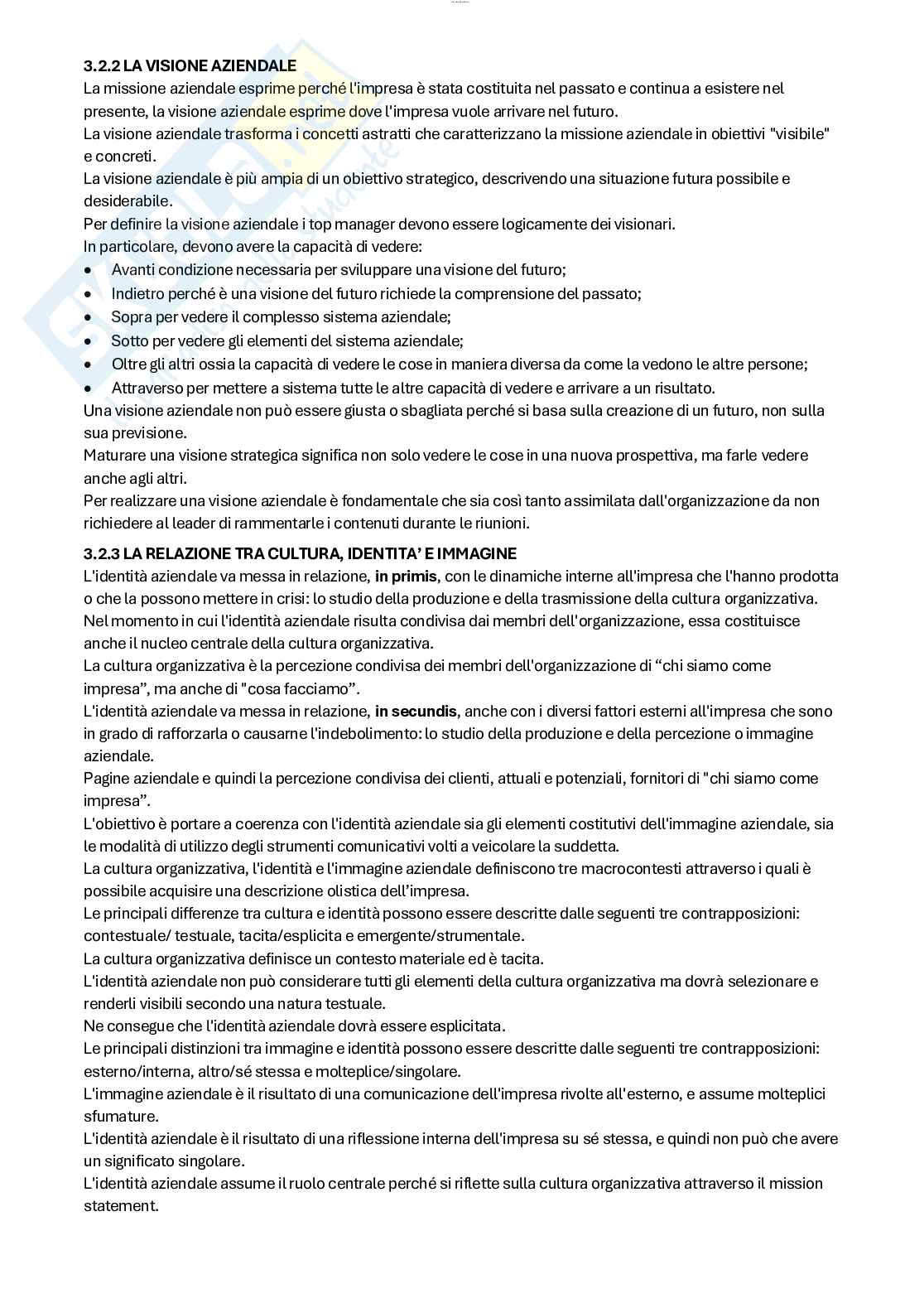 Riassunto esame Elementi di economia aziendale per le Istituzioni culturali, Prof. Russo Salvatore, libro consigliato Economia aziendale tra tradizione e innovazione, Bagnoli Pag. 26