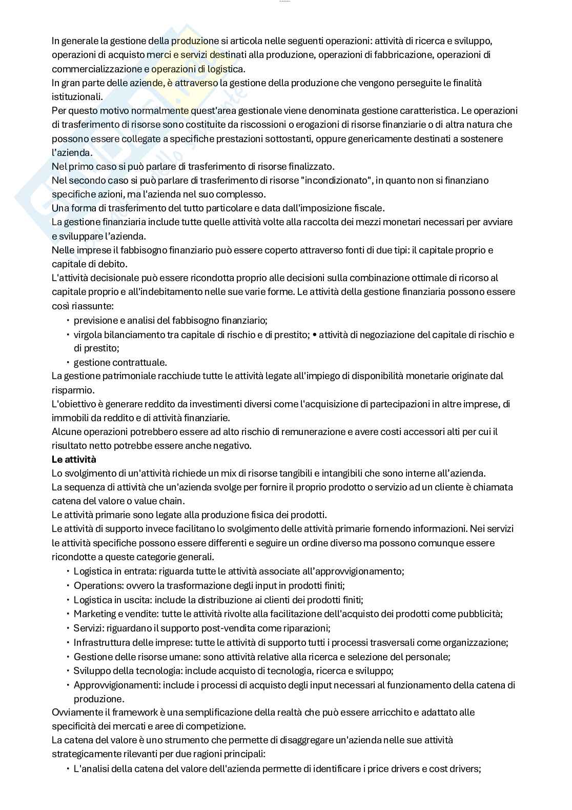 Riassunto esame Elementi di economia aziendale per le Istituzioni culturali, Prof. Russo Salvatore, libro consigliato Economia aziendale tra tradizione e innovazione, Bagnoli Pag. 46