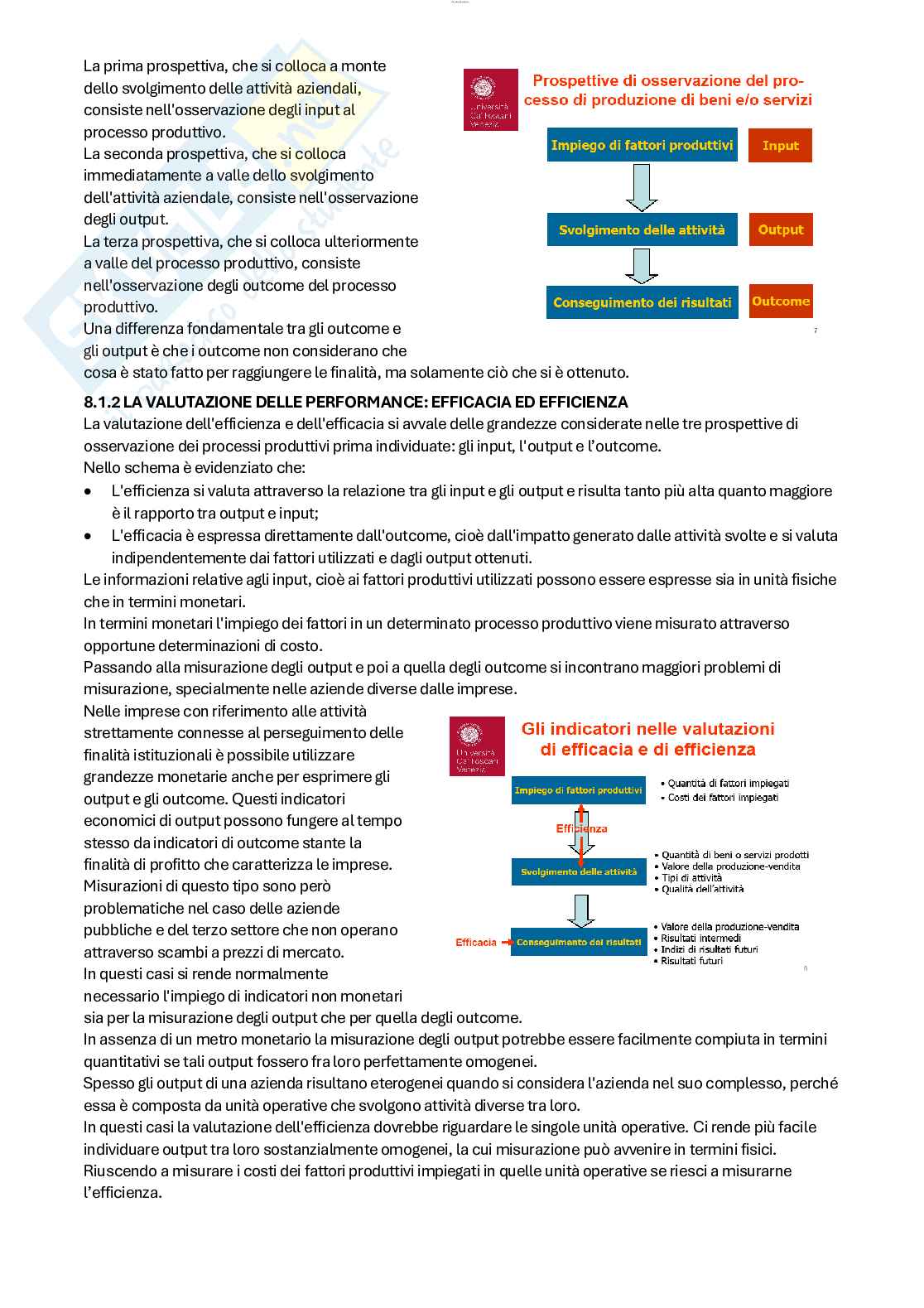 Riassunto esame Elementi di economia aziendale per le Istituzioni culturali, Prof. Russo Salvatore, libro consigliato Economia aziendale tra tradizione e innovazione, Bagnoli Pag. 61