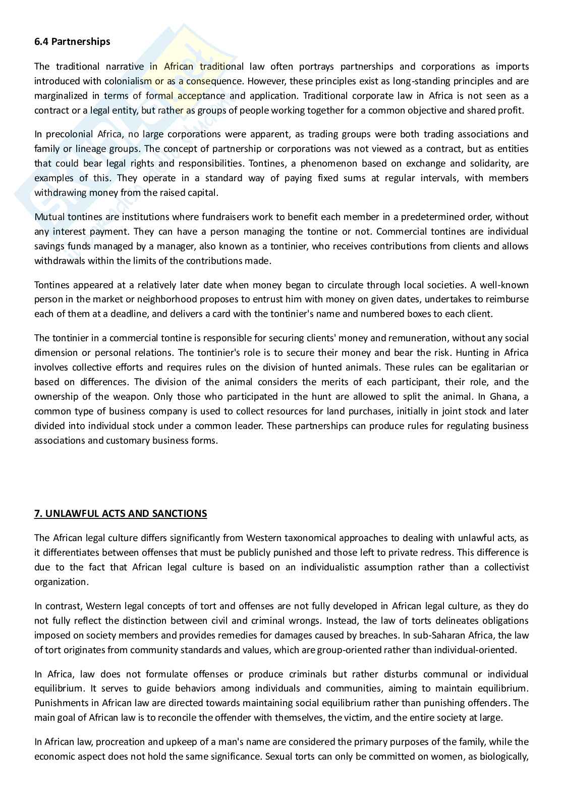 African law(s) Pag. 36