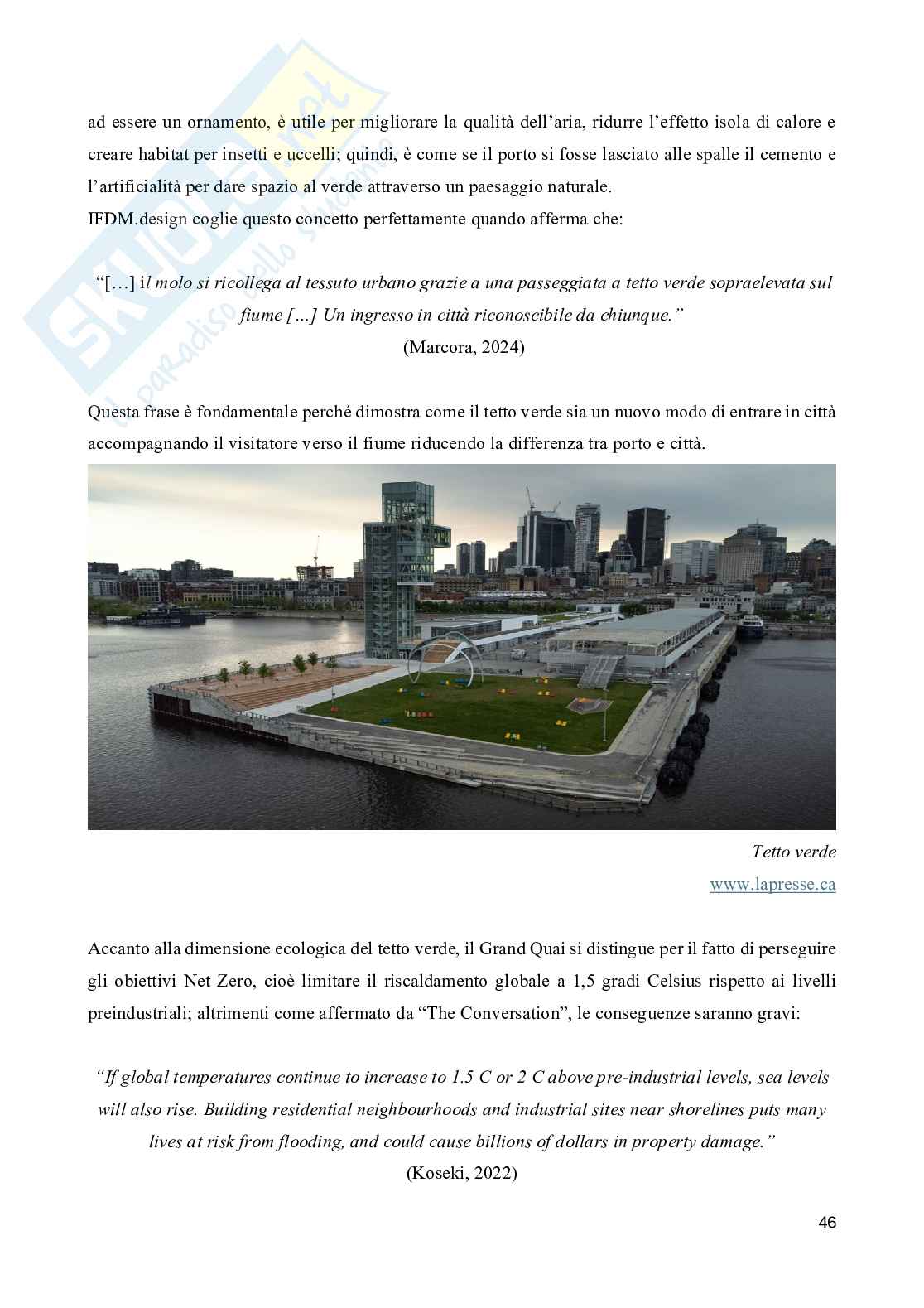 Rigenerazione del waterfront di Montréal: evoluzione storica, progetti recenti e impatti  Pag. 46