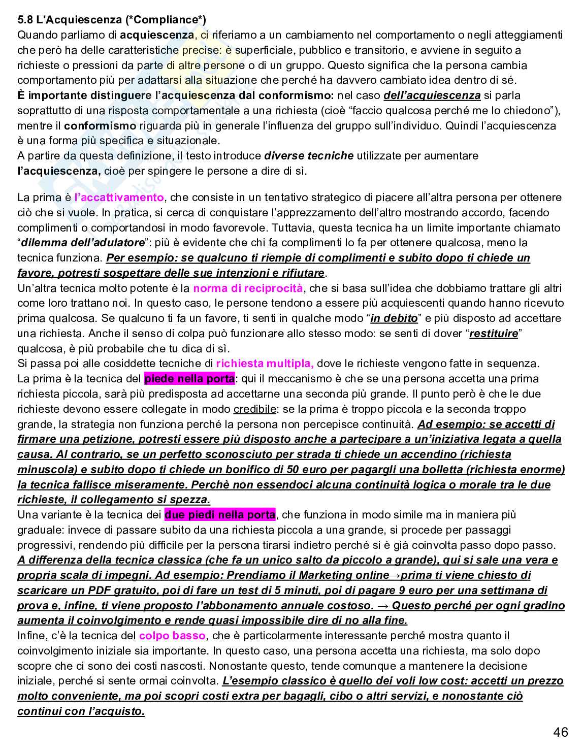 Psicologia sociale  Pag. 46