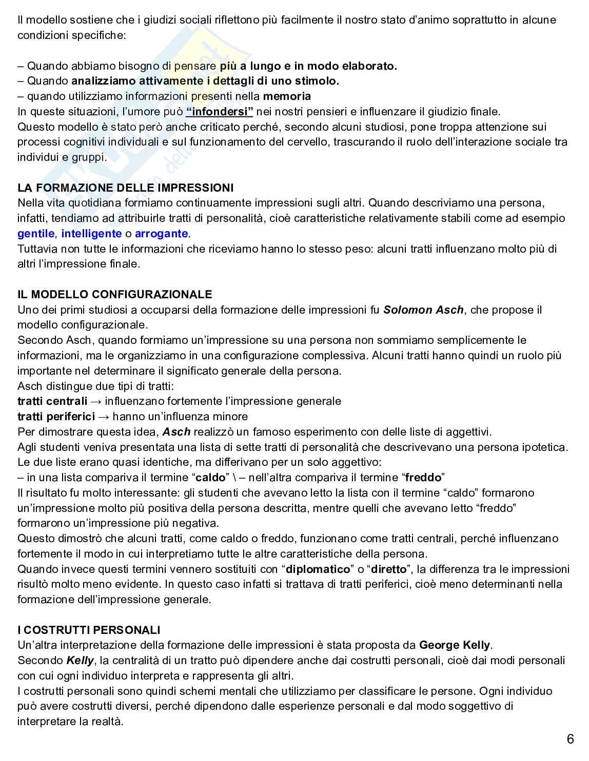 Psicologia sociale  Pag. 6