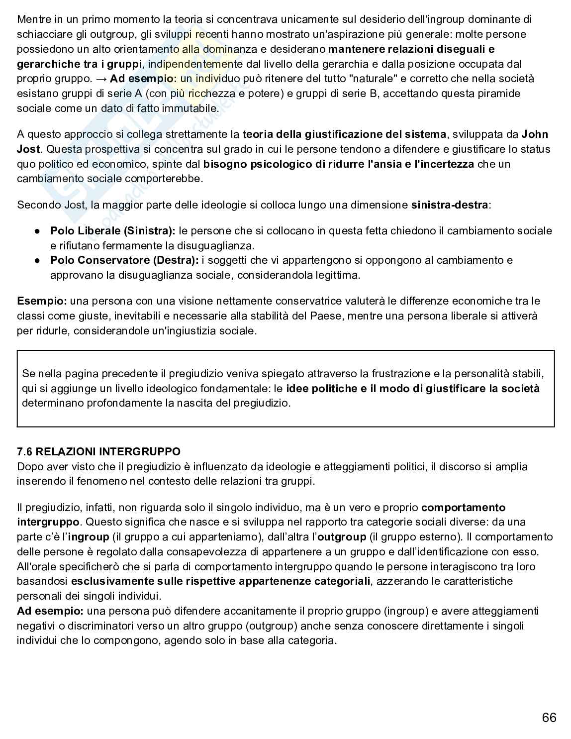 Psicologia sociale  Pag. 66