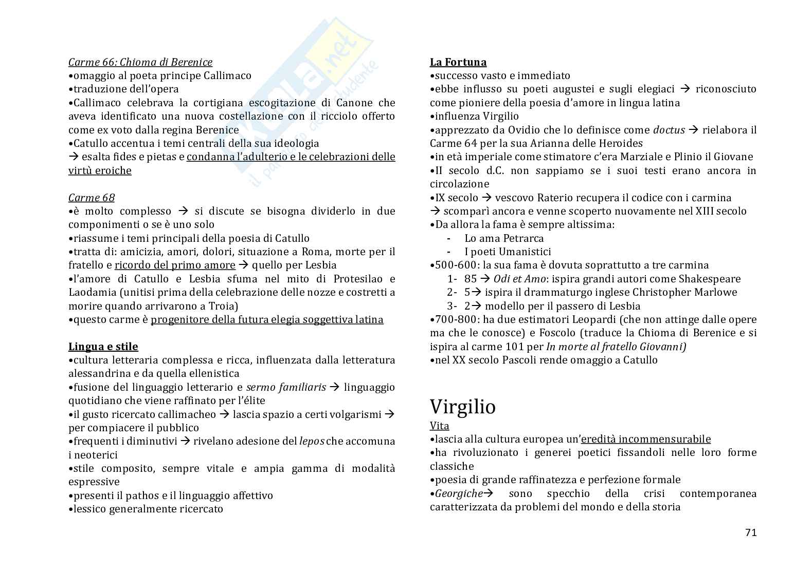 Appunti letteratura latina Pag. 71
