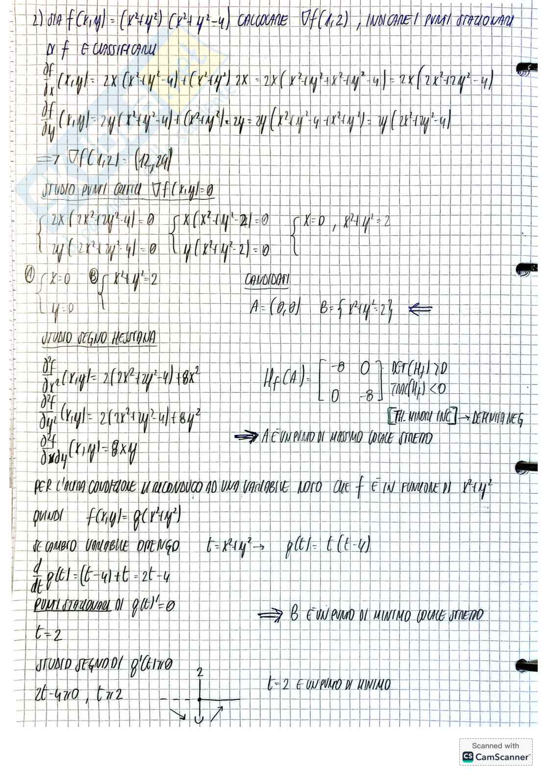 Prove d'esame risolte Analisi 2 Pag. 2