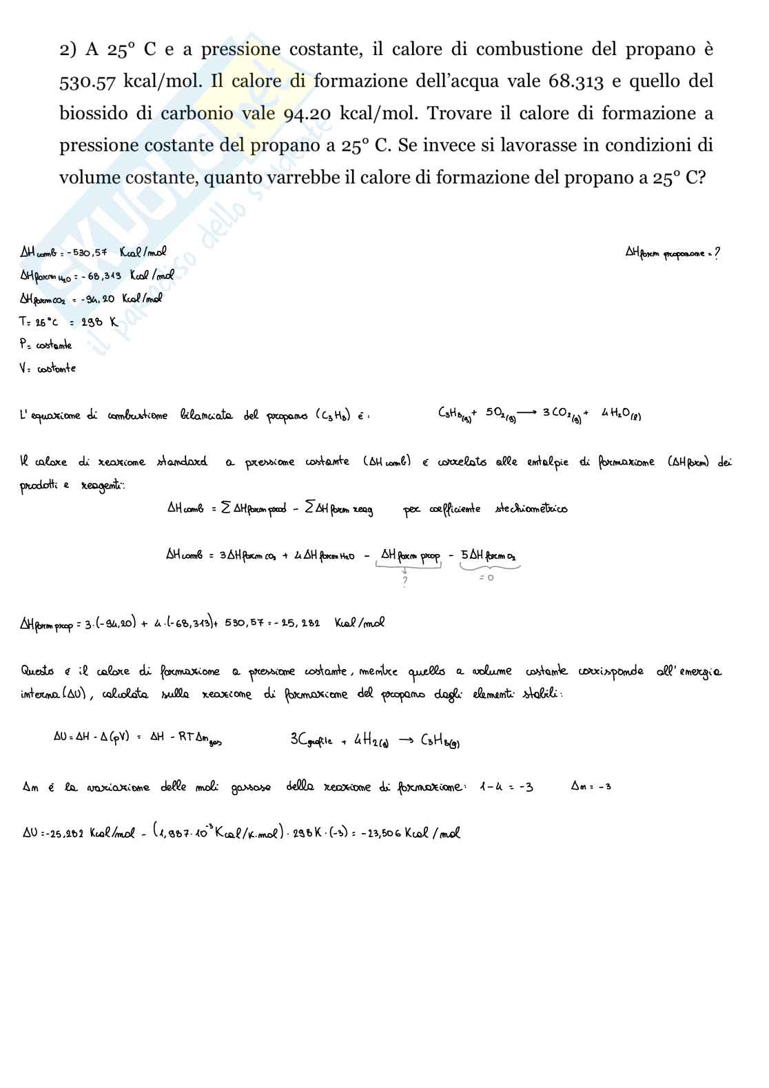 Esame svolto di Chimica fisica applicata - febbraio 2018 e luglio 2017 Pag. 6