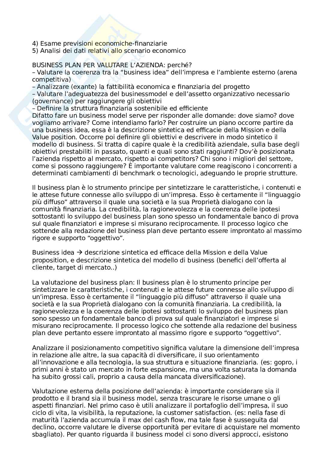 Valutazione d'azienda appunti + slides Pag. 6