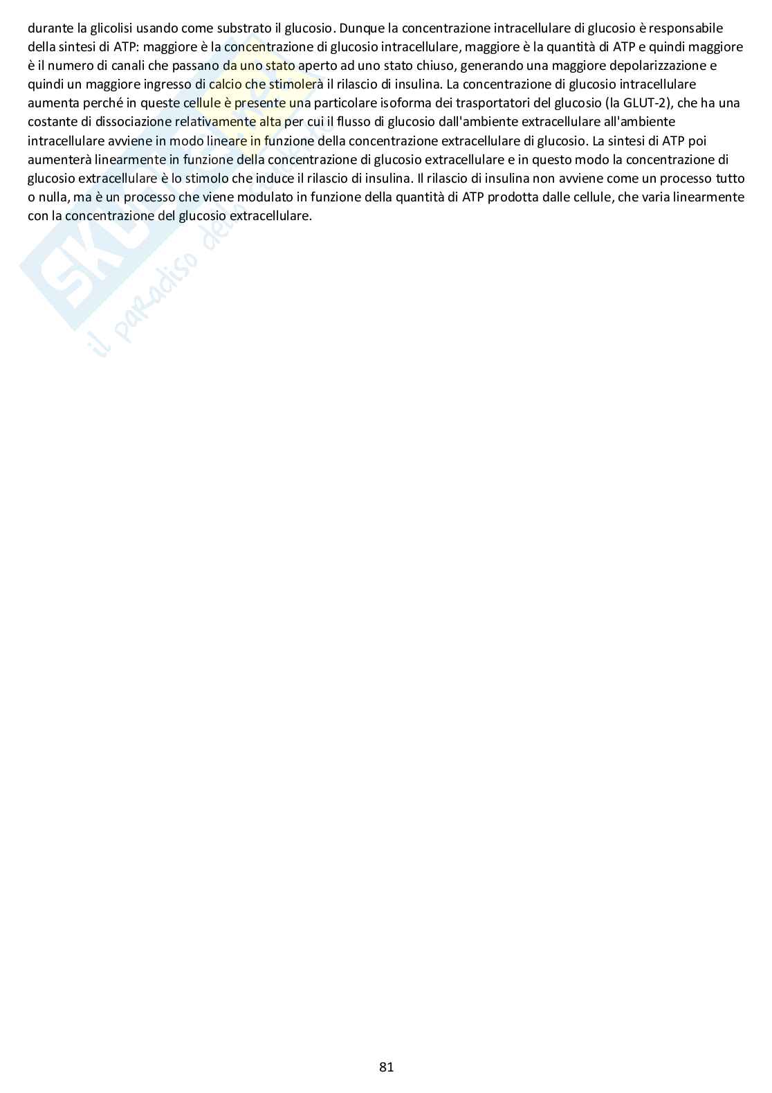 Fisiologia generale - Appunti d'esame completi Pag. 81