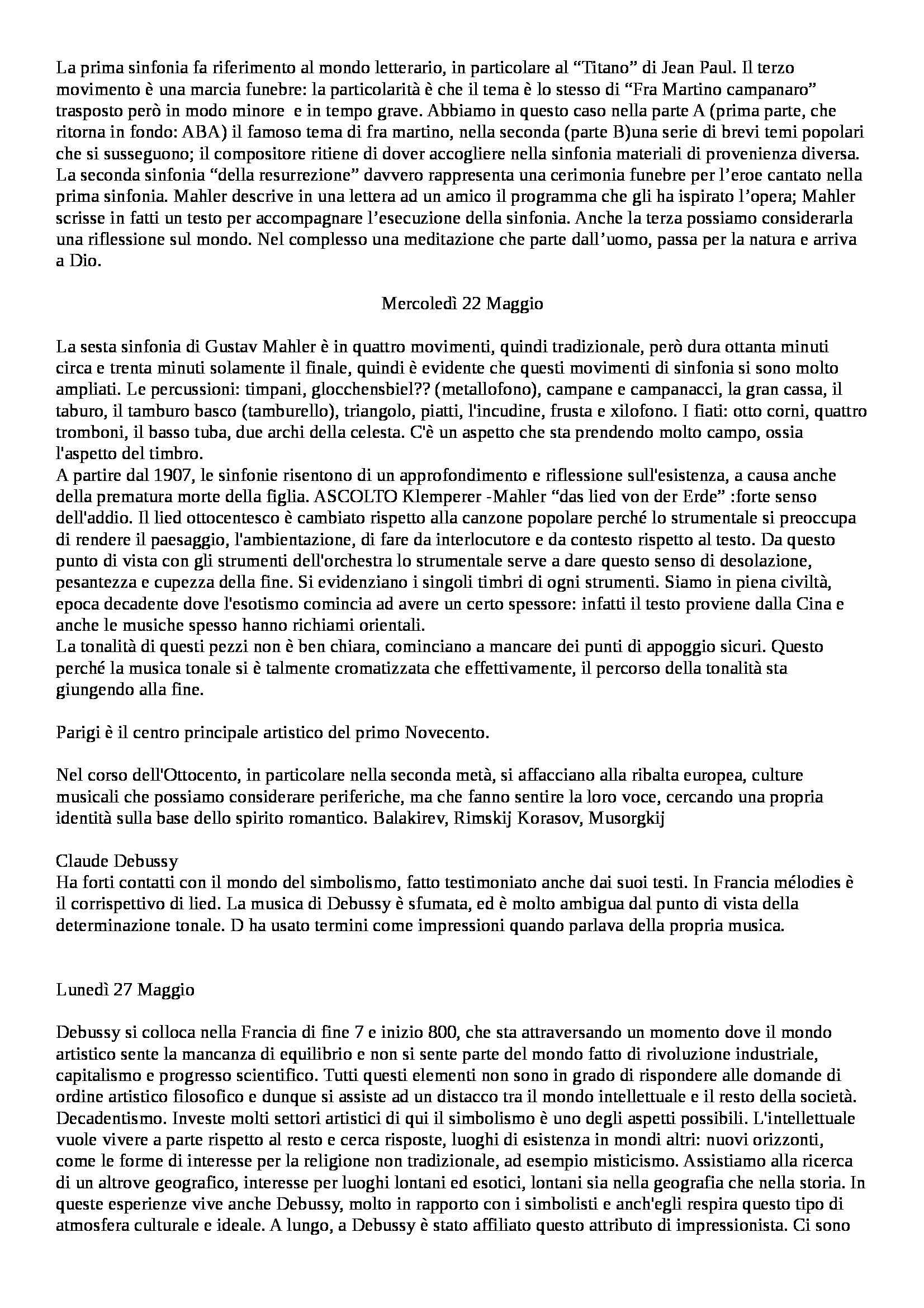 Storia della musica moderna e contemporanea - Appunti delle lezioni Pag. 6