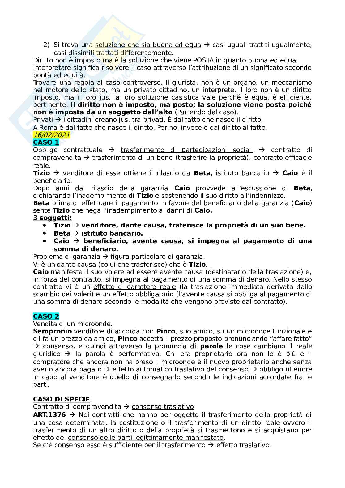 Fondamenti romanistici del diritto privato Pag. 2