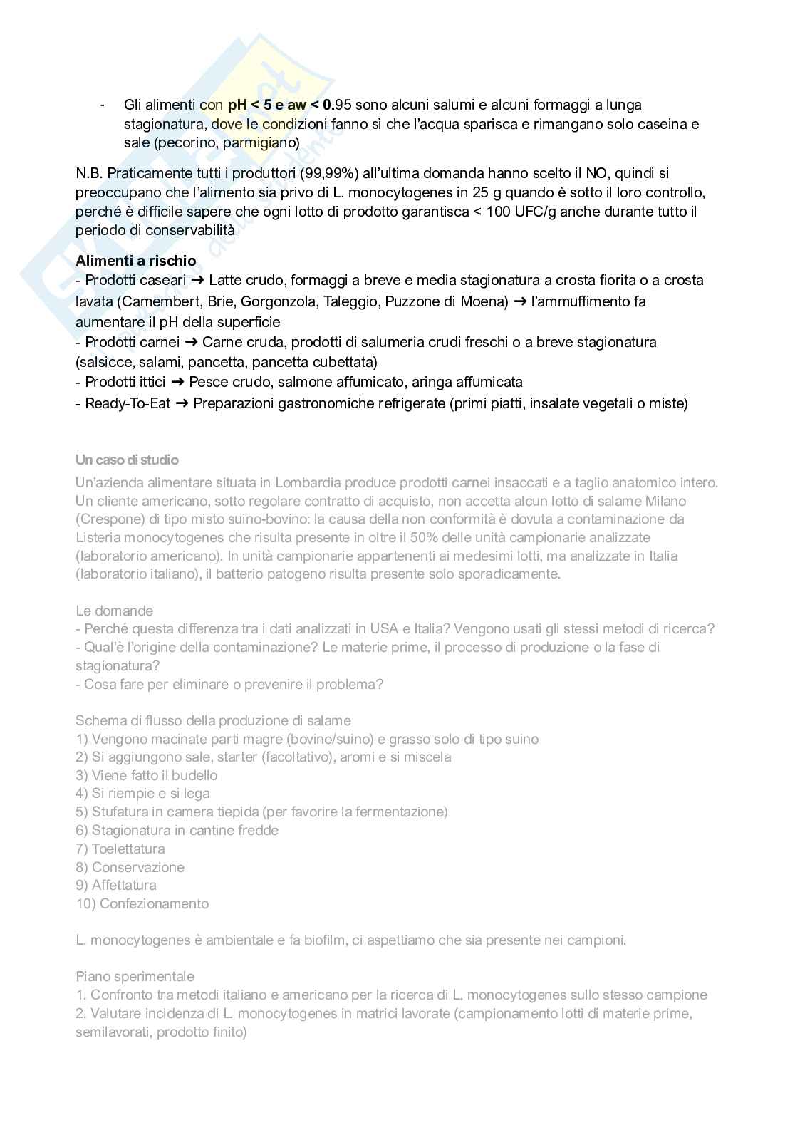 Qualità e sicurezza microbiologica Pag. 36