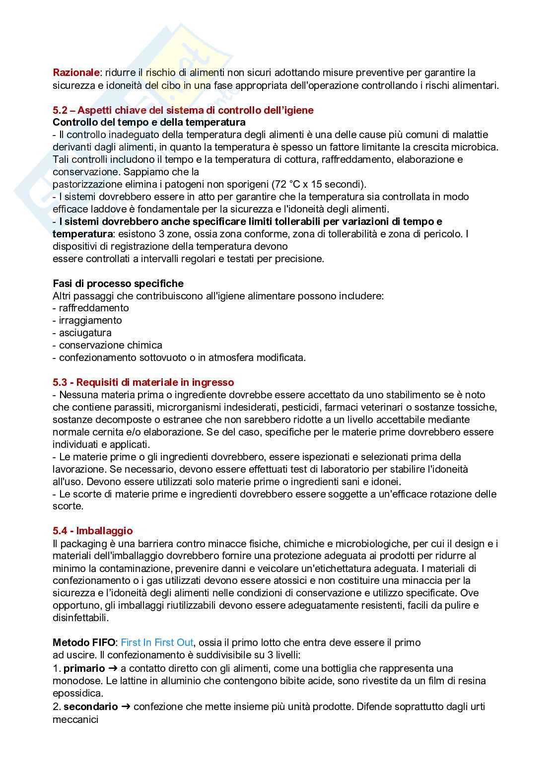 Qualità e sicurezza microbiologica Pag. 81