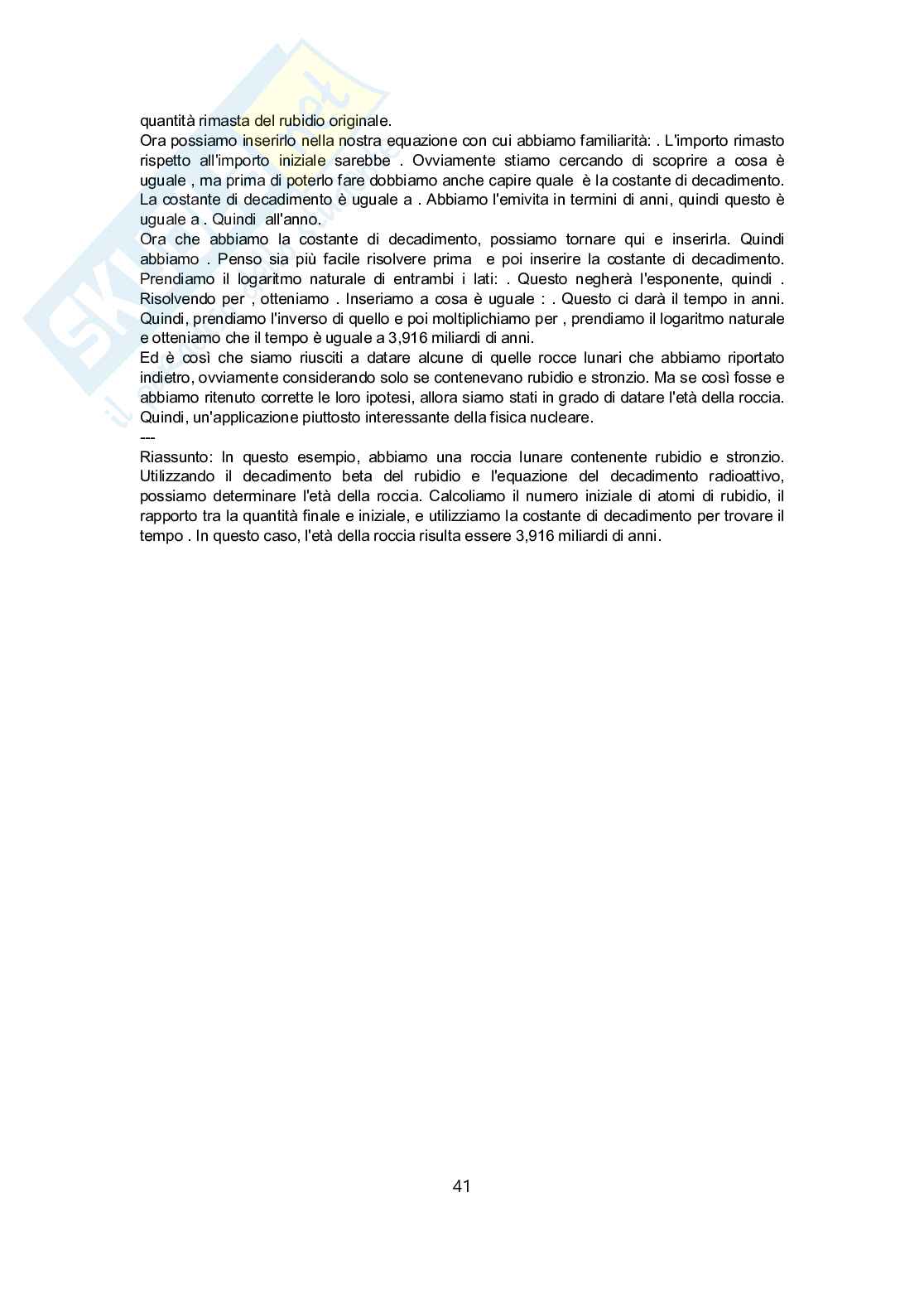 Fisica nucleare e subnucleare Pag. 41