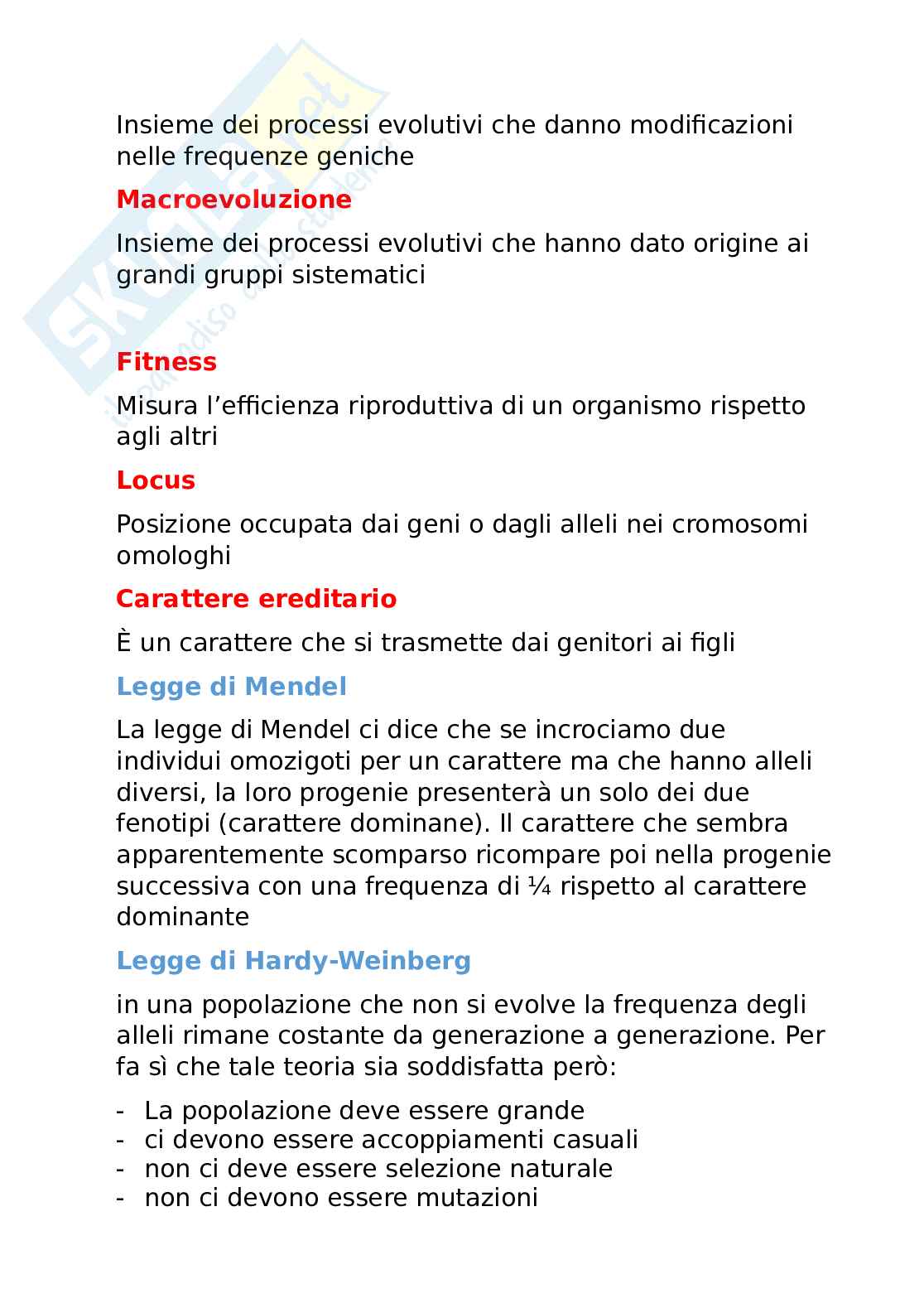 Ripasso esame biologia Pag. 31