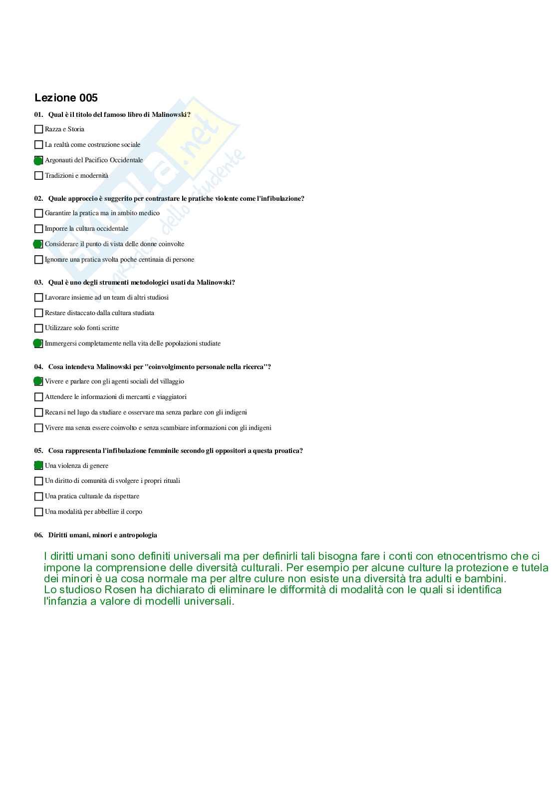 Paniere completo di Discipline demoetnoantropologiche - Risposte multiple e aperte - aggiornato (2026) Pag. 6
