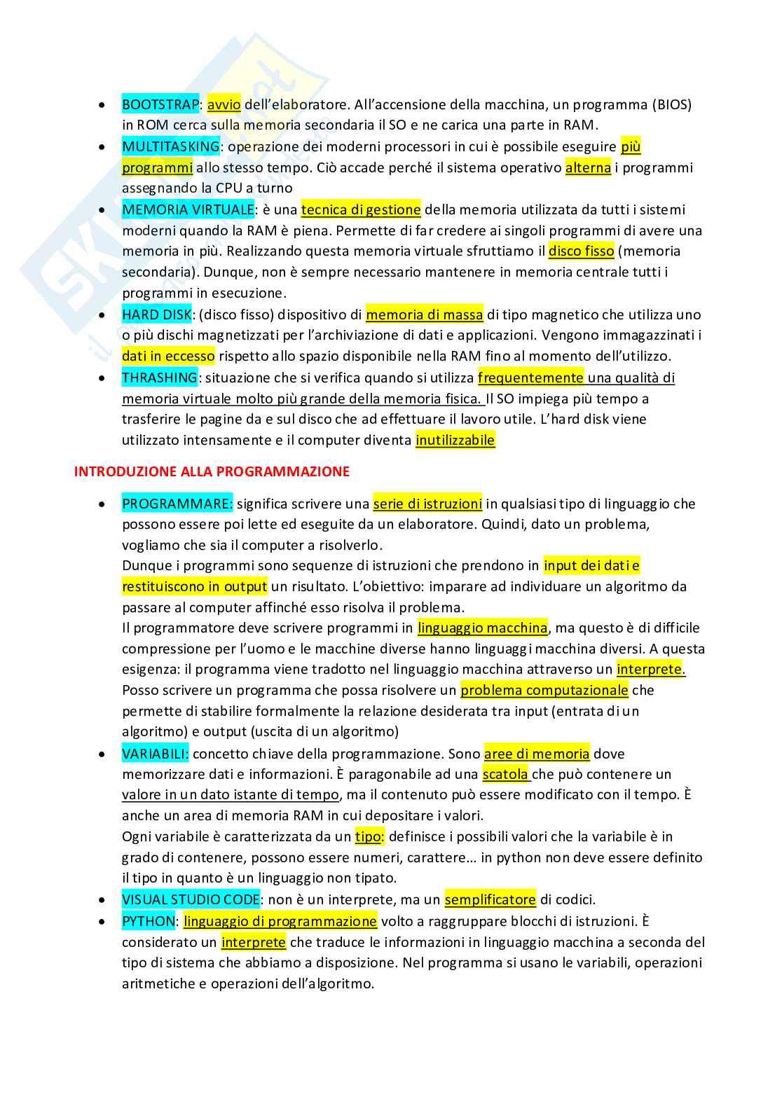 Esame informatica I Pag. 6