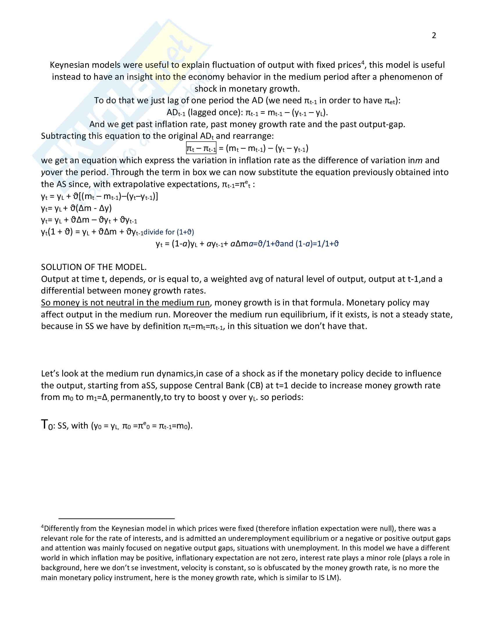 Monetary economics Pag. 2
