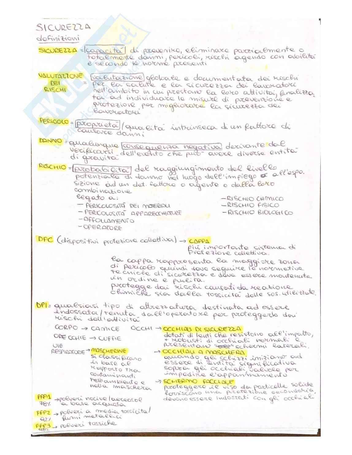 Analisi dei medicinali + laboratorio Pag. 1