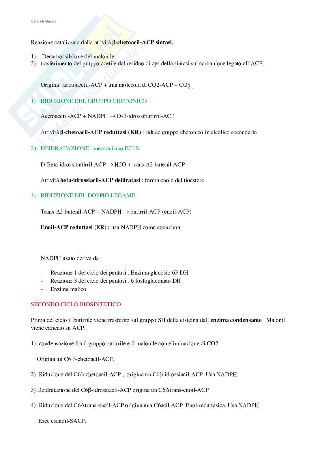 Biochimica Metabolica Pag. 66
