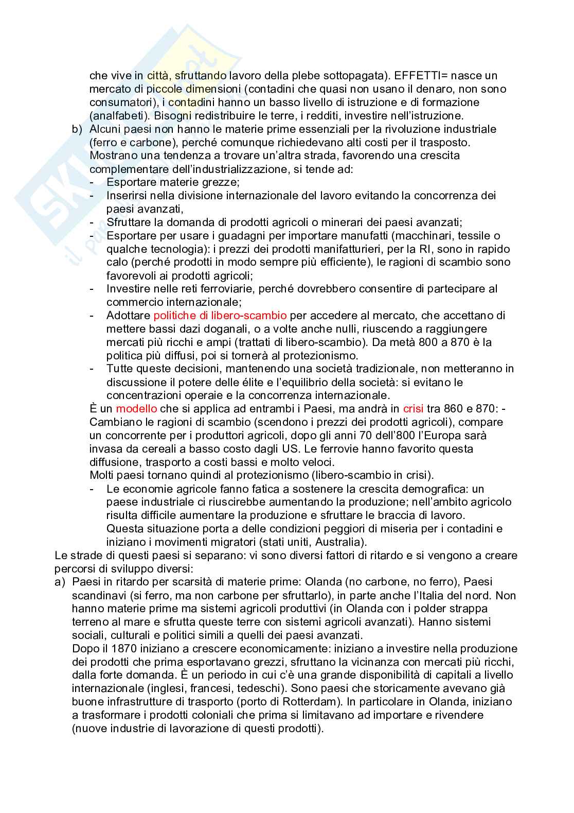 Riassunto esame Storia economica, prof. Martinelli, libro consigliato Perché l'Europa ha cambiato il mondo, Zamagni Pag. 16