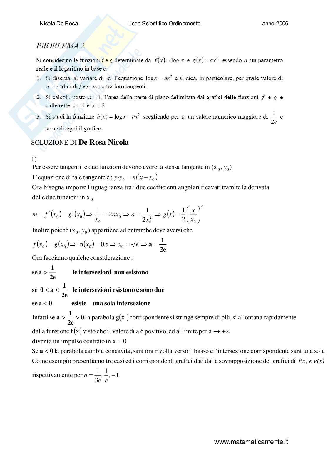 2006 - Liceo scientifico di ordinamento Pag. 6