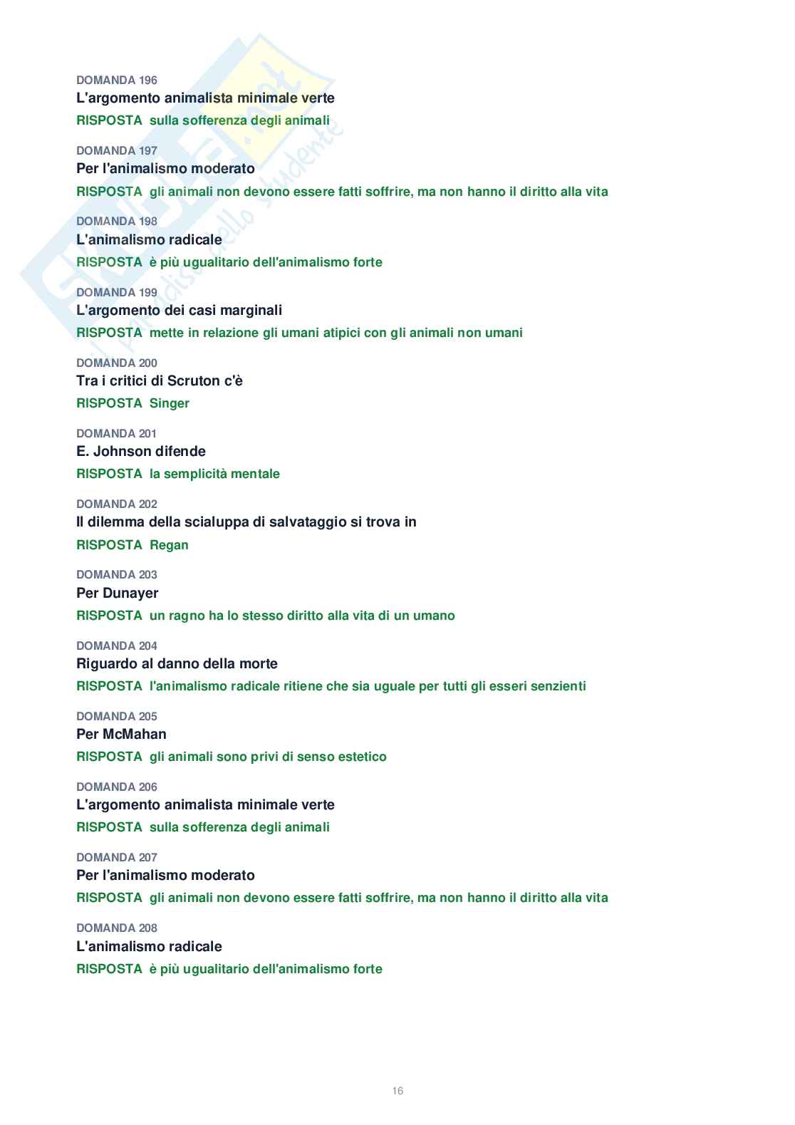 Tutte le 300 domande di Etica delle relazioni + Domande extra (2026/2027)   Pag. 16