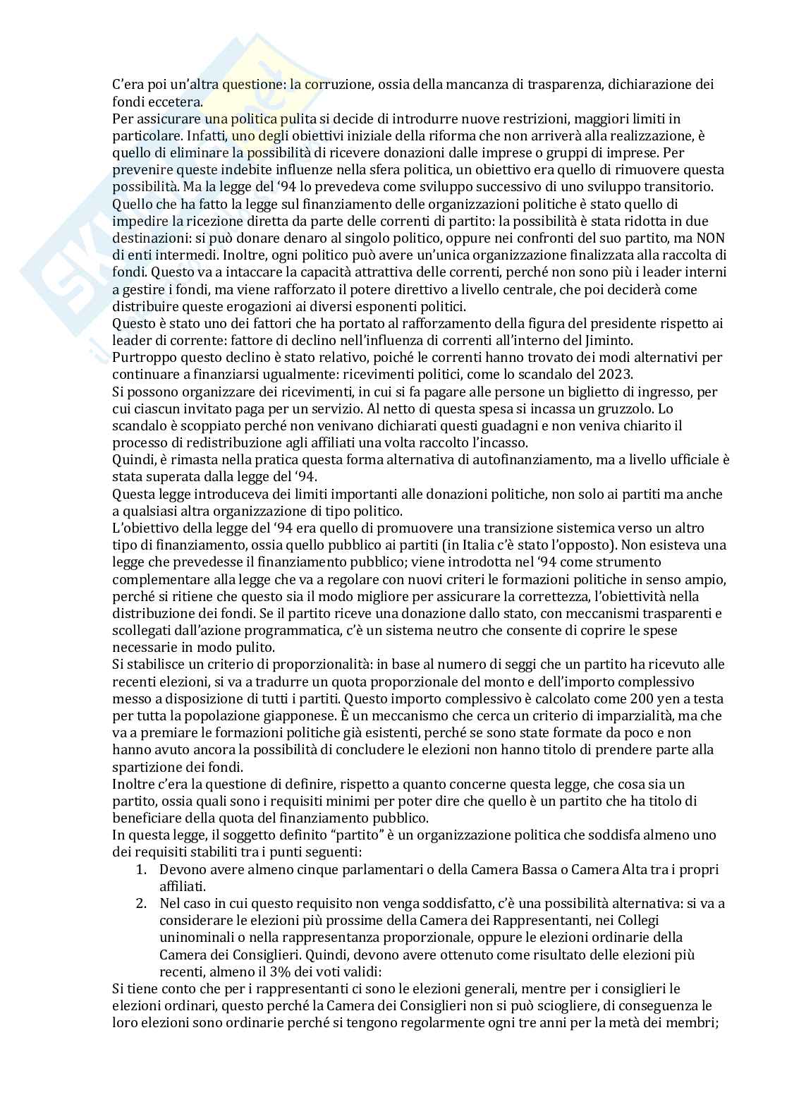 Politica del Giappone contemporaneo  Pag. 26