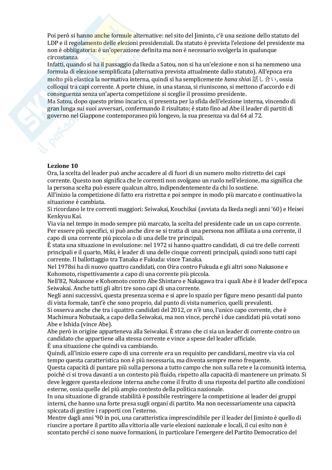 Politica del Giappone contemporaneo  Pag. 36