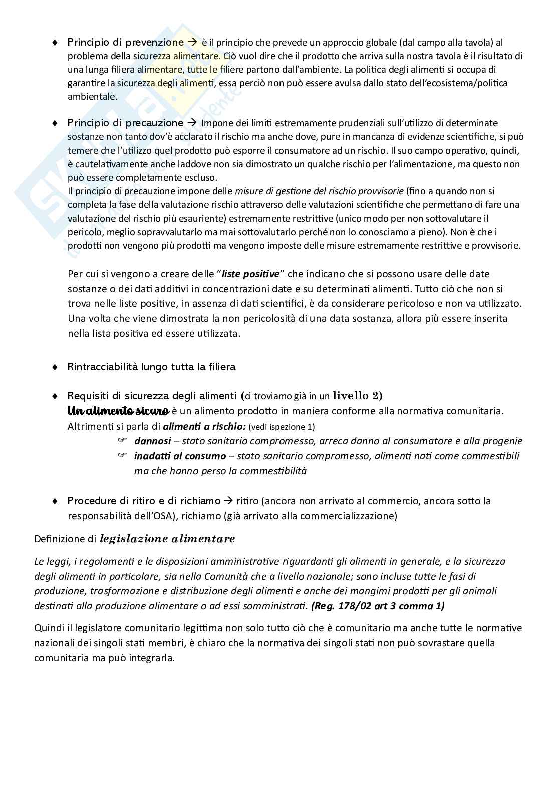 Appunti di Gestione delle emergenze non epidemiche  Pag. 2