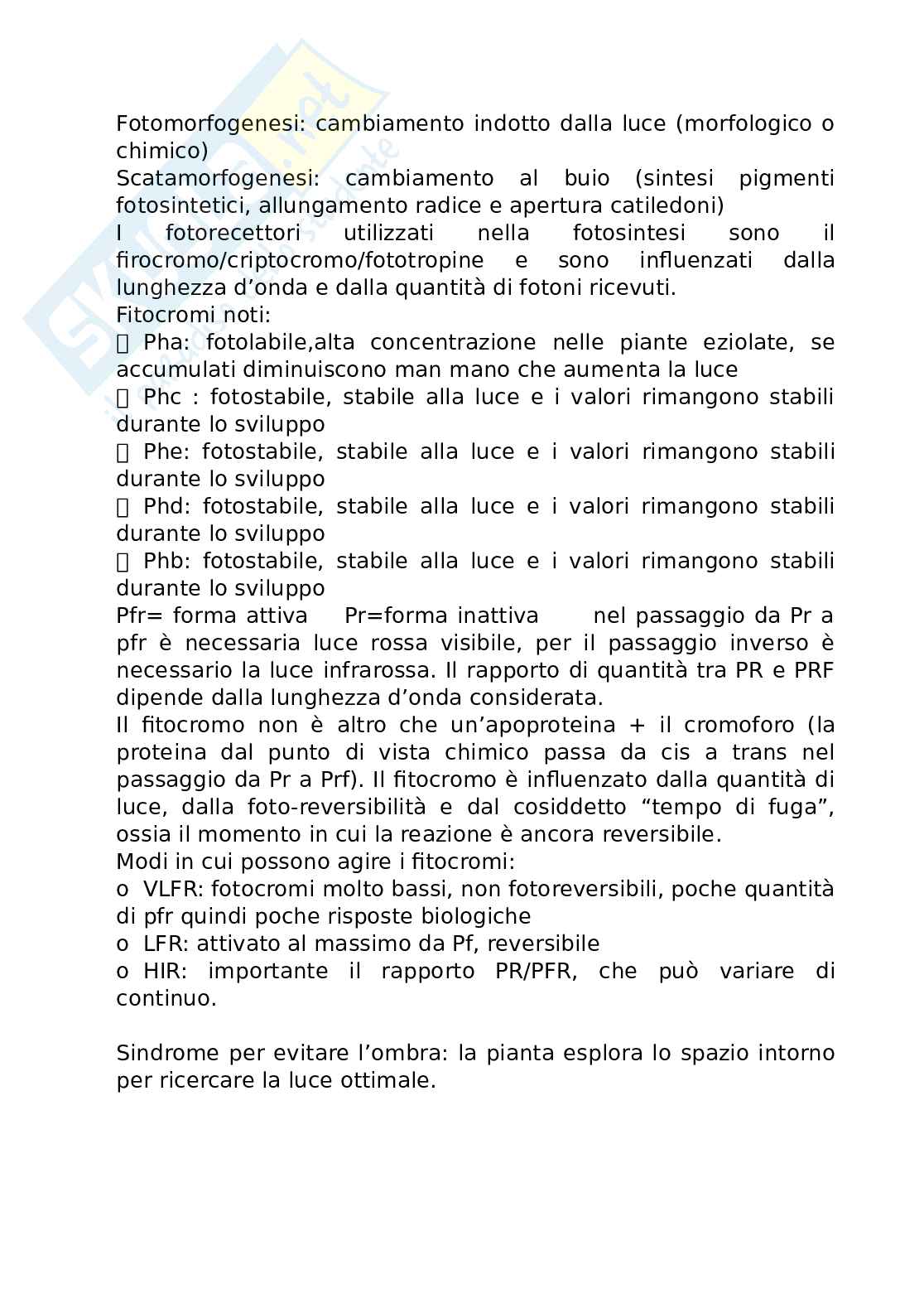 biologia vegetale completo appunti Pag. 46