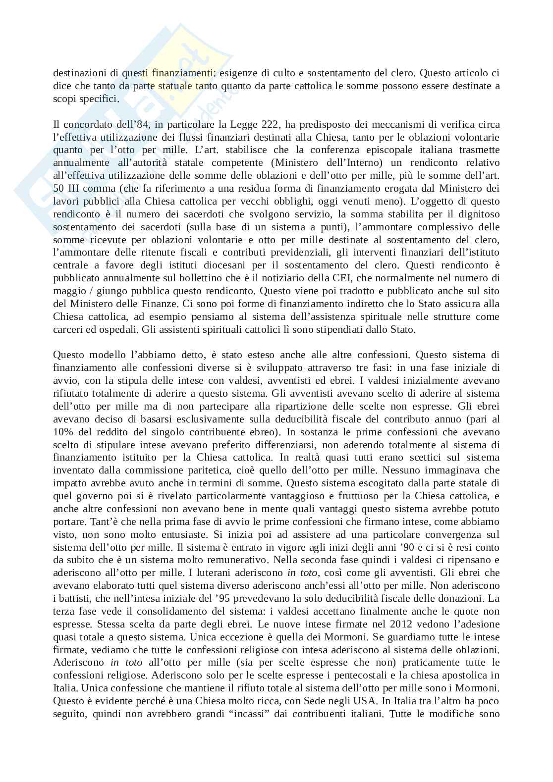 Appunti di Diritto ecclesiastico e comparato Pag. 41