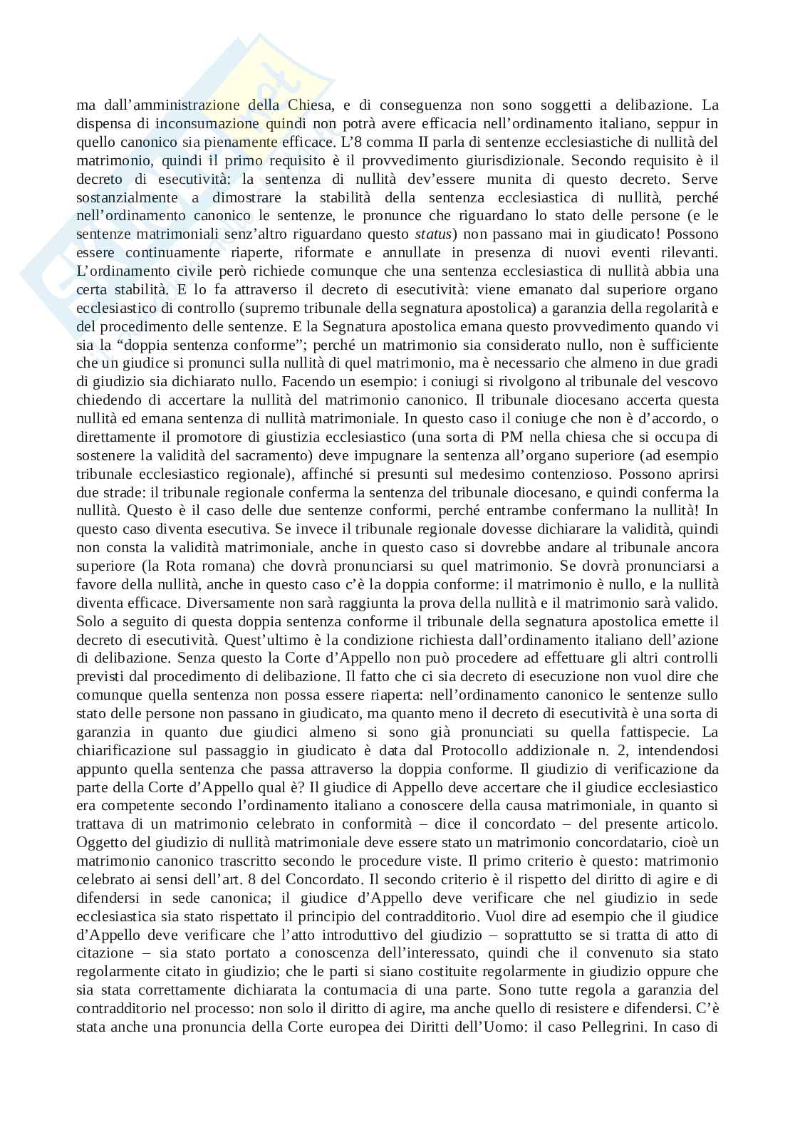Appunti di Diritto ecclesiastico e comparato Pag. 56