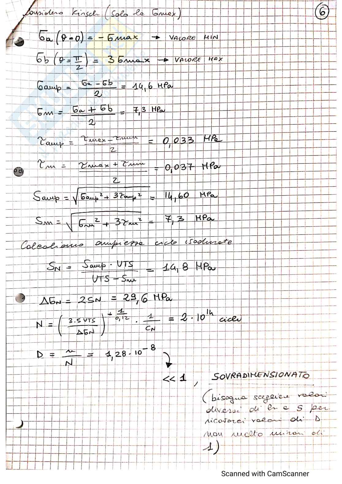 Costruzione di macchine prova esame braccio meccanico 1 Pag. 6