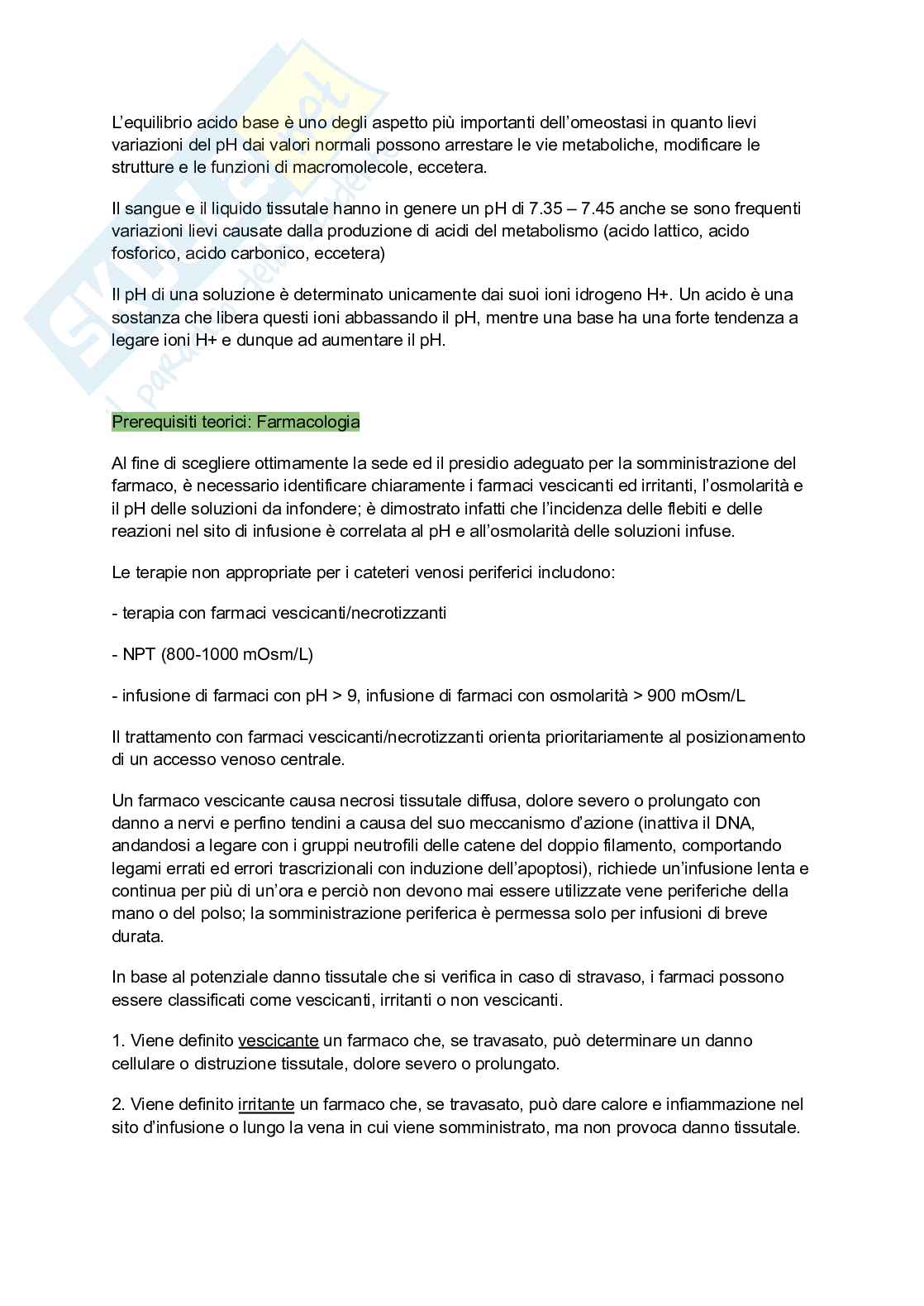 Catetere venoso periferico  Pag. 6