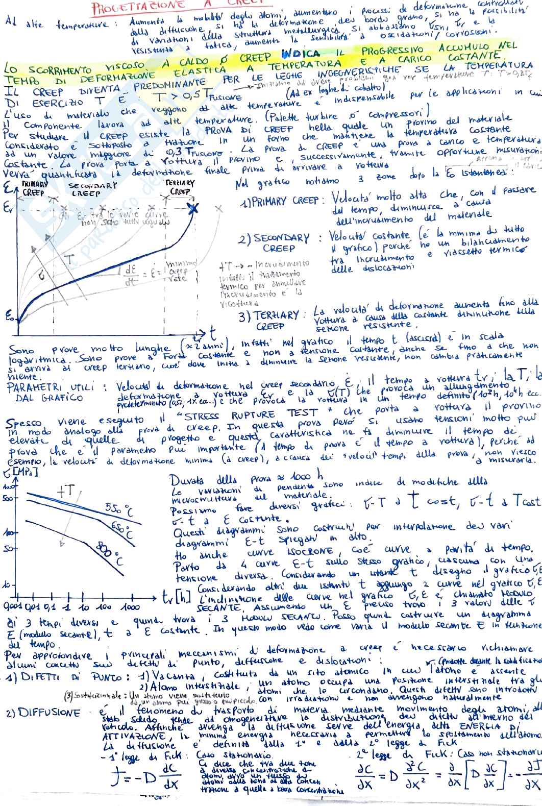 Appunti Comportamento Meccanico dei Materiali Pag. 11