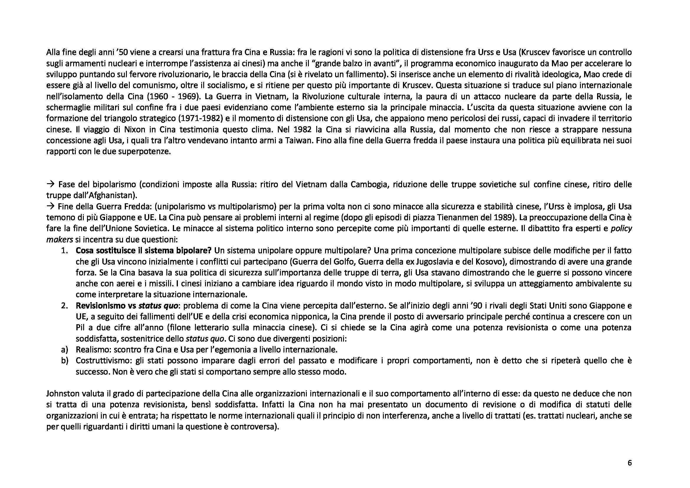 Sociologia delle relazioni internazionali - Appunti Pag. 6
