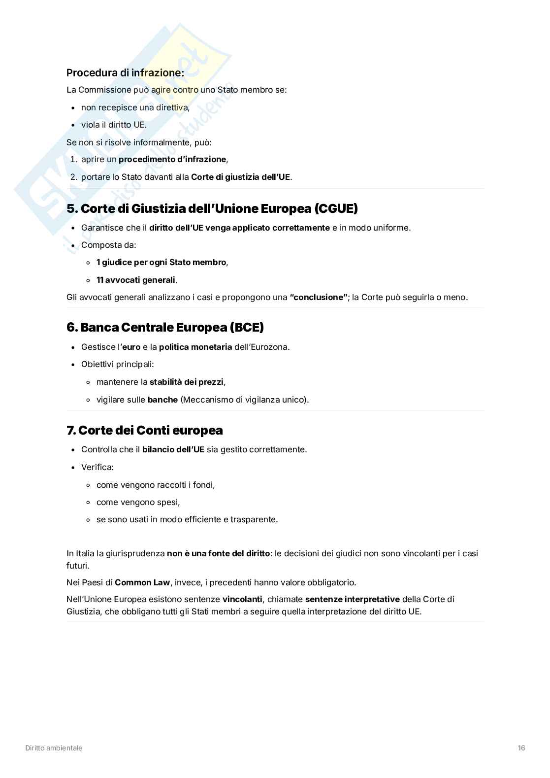 Diritto ambientale - primo parziale Pag. 16