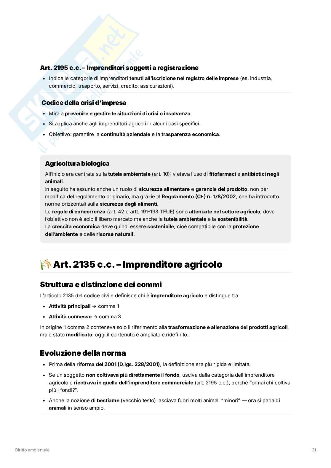 Diritto ambientale - primo parziale Pag. 21