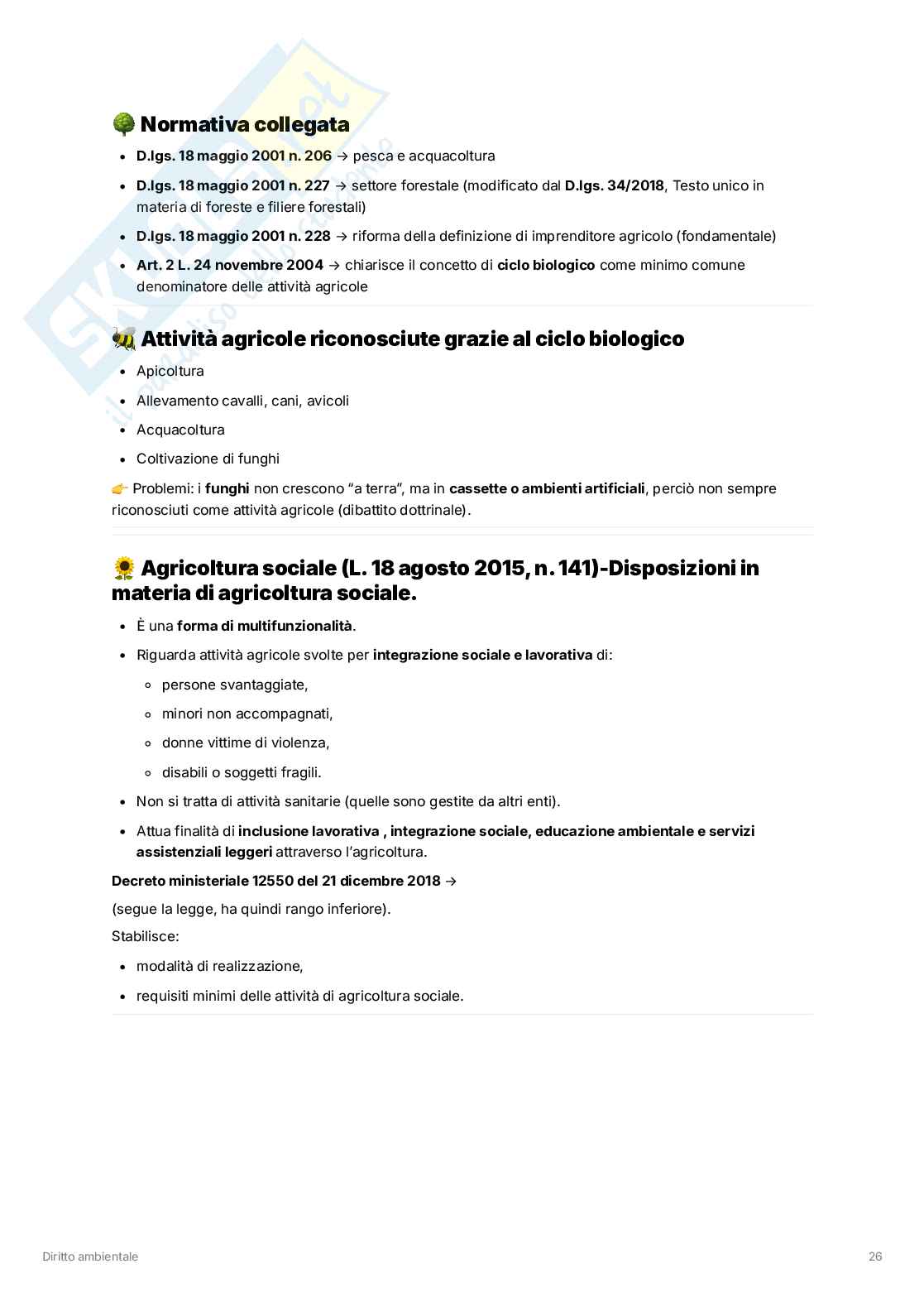 Diritto ambientale - primo parziale Pag. 26