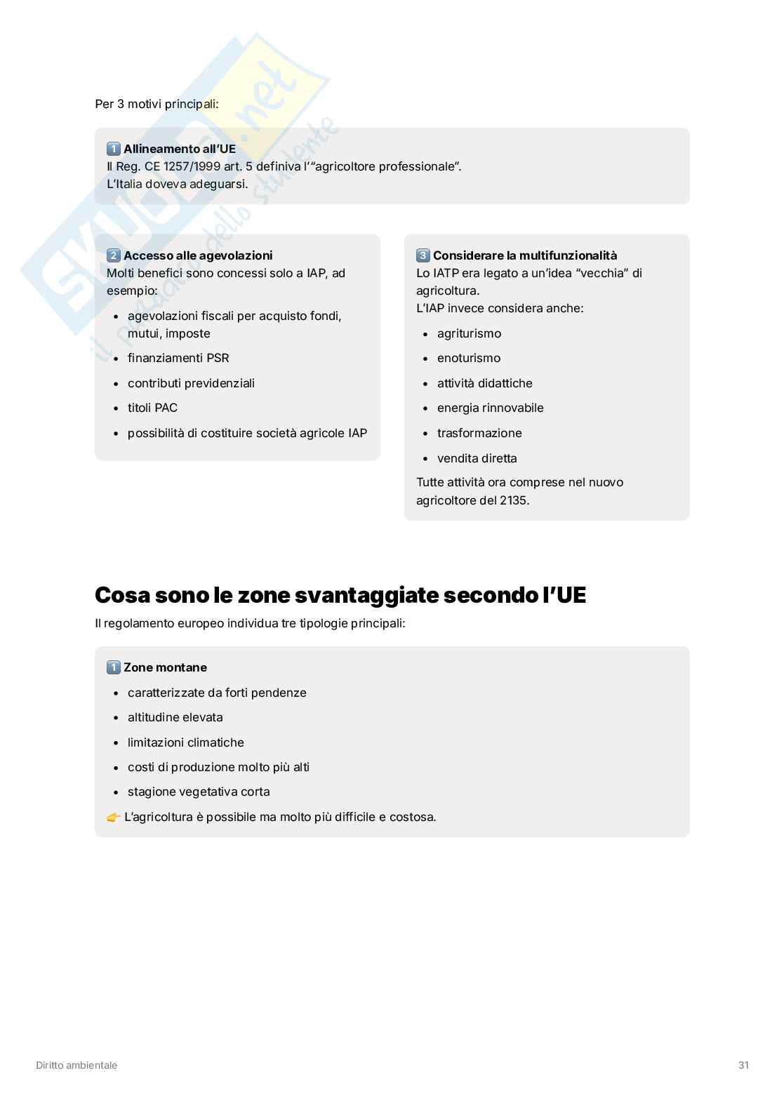Diritto ambientale - primo parziale Pag. 31