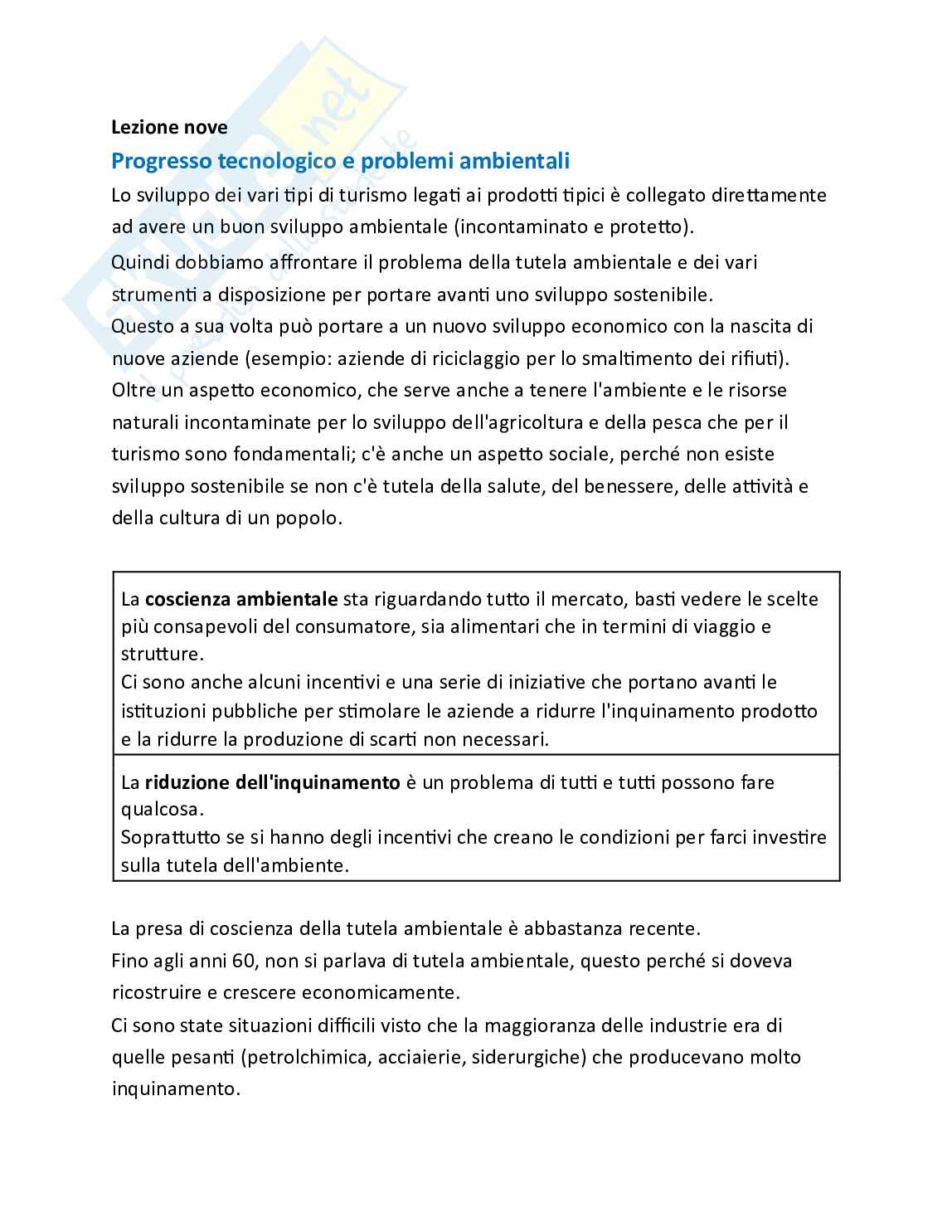 Risorse e ambiente - Parte 4 - La green economy Pag. 1